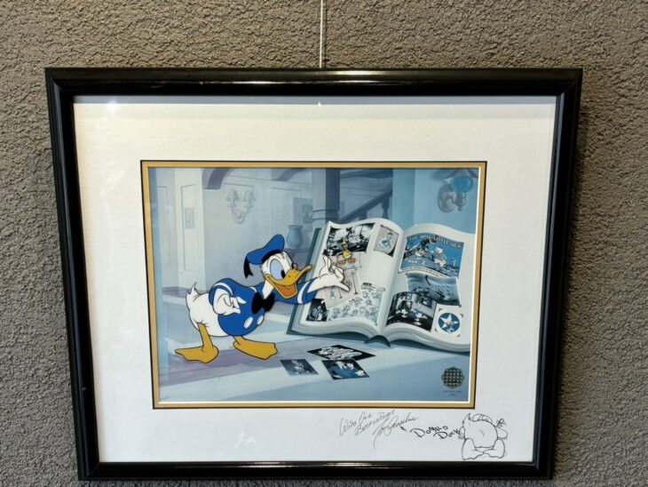 ディズニー セル画 ダック.テイルのセル画 7f92dfea628664c00b577e56b11ba1