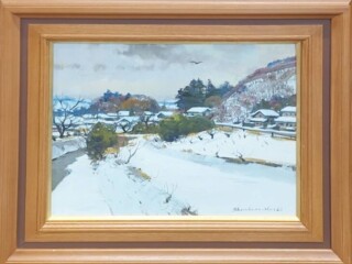 塗師祥一郎 作『待春』 ｜骨董品買取 緑和堂