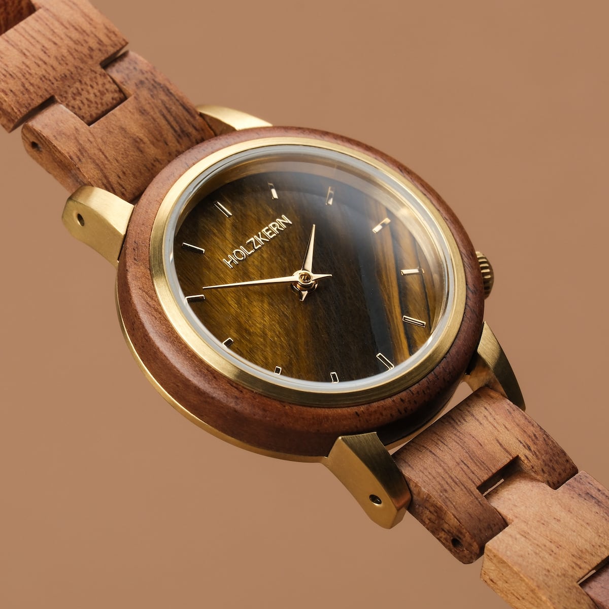 Costa del Sol (Koa/Tiger's Eye) | Holzkern Wood Watches