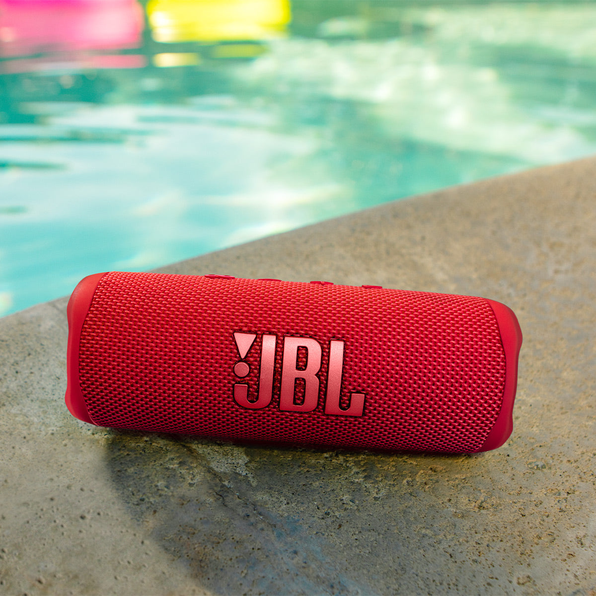 JBL Flip 6 Portable Waterproof Speaker (Red) | World Wide Stereo