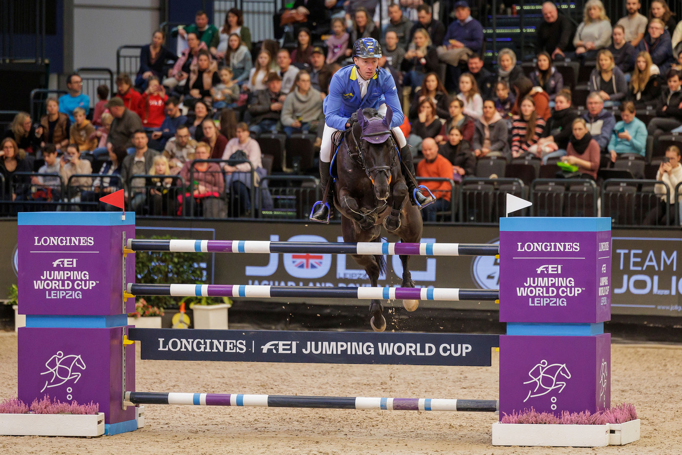 Christian Ahlmann and Solid Gold Z with Friday's biggest win at