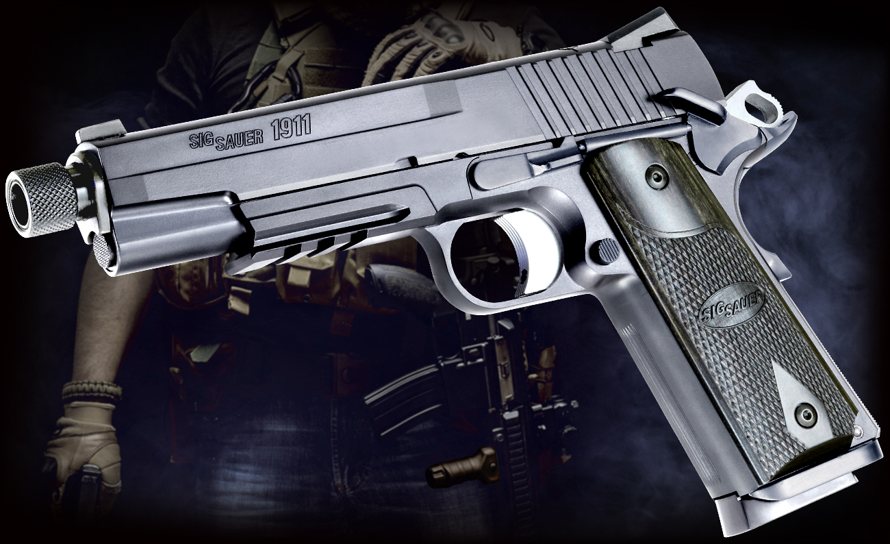 11月下旬新発売「WA SIG1911 ブラックウォーター ガンブラックver.」ご