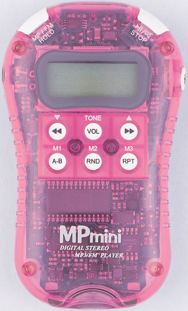 MP3プレーヤー MP301 スケルトンボディ MP3プレーヤー MP301