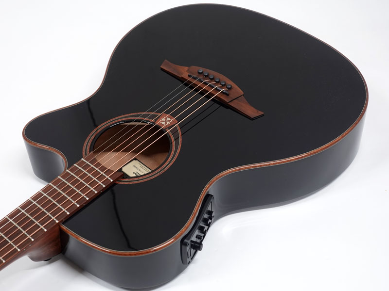 LAG Guitars T118ASCE BLK アコースティックギター エレアコ 薄ボディ