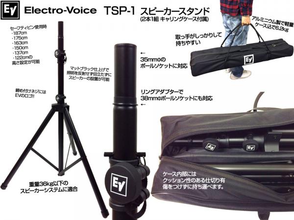 Electro-Voice EV エレクトロボイス SX300 B/黒 2台と純正スピーカー
