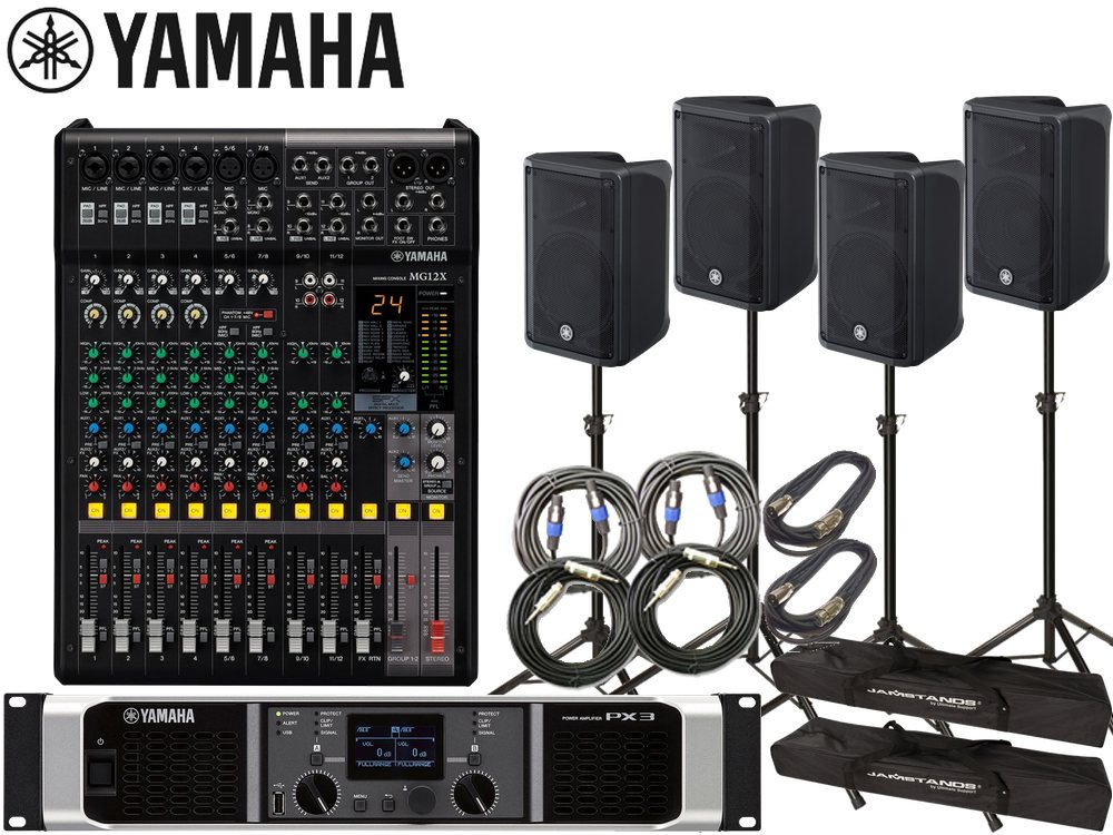 YAMAHA ヤマハ PA 音響システム スピーカー4台 イベントセット
