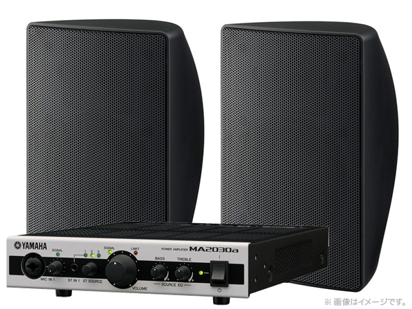 YAMAHA ヤマハ VXS5 (ブラック/1ペア) 屋内・野外BGMセット(MA2030a