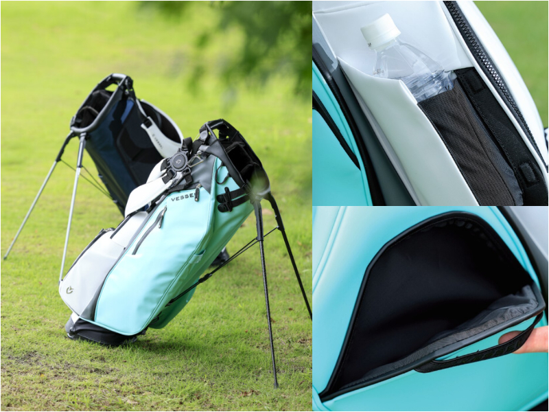 Vessel /TRPX 限定ゴルフバッグ 水色 タイガー・ウッズ愛用のキャディ