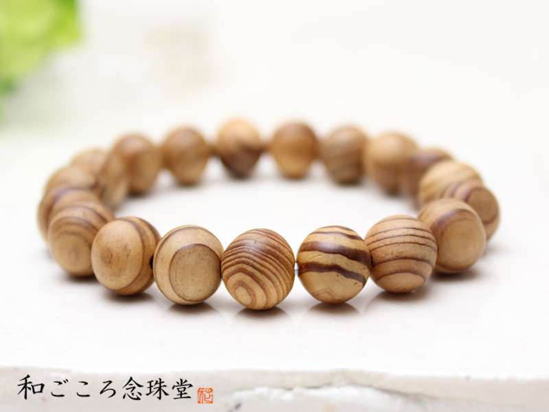 屋久杉 数珠 ブレスレット ｜ 和ごころ念珠堂