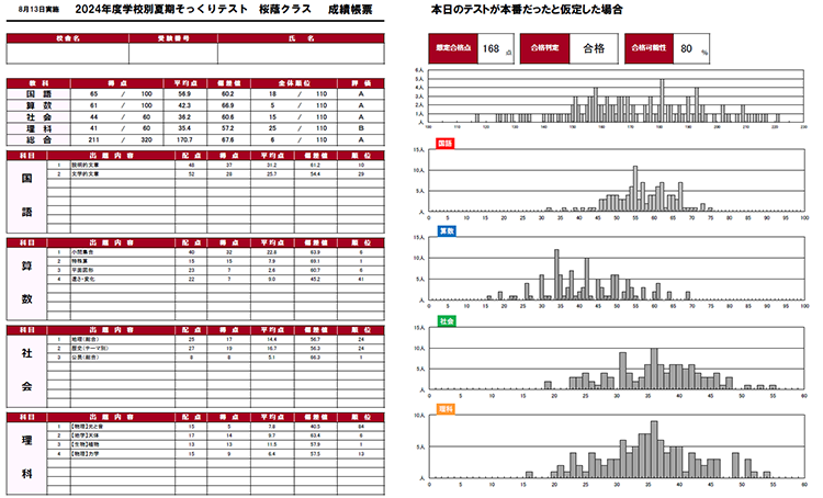 小学6年生対象難関中学受験対策 NN夏期集中特訓 | オプションコース