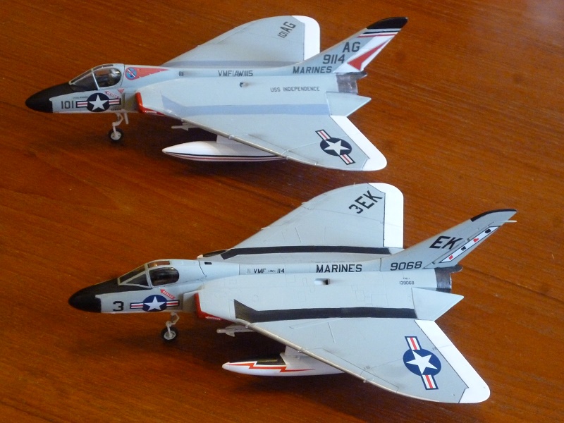 ダグラス F4D スカイレイ（タミヤ 1/72)＞ 飛行機プラモデル製作＞2024