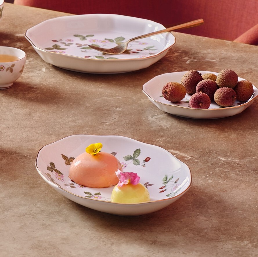 ウエッジウッド ワイルドストロベリー 箸置き ウエッジウッド ワイルド