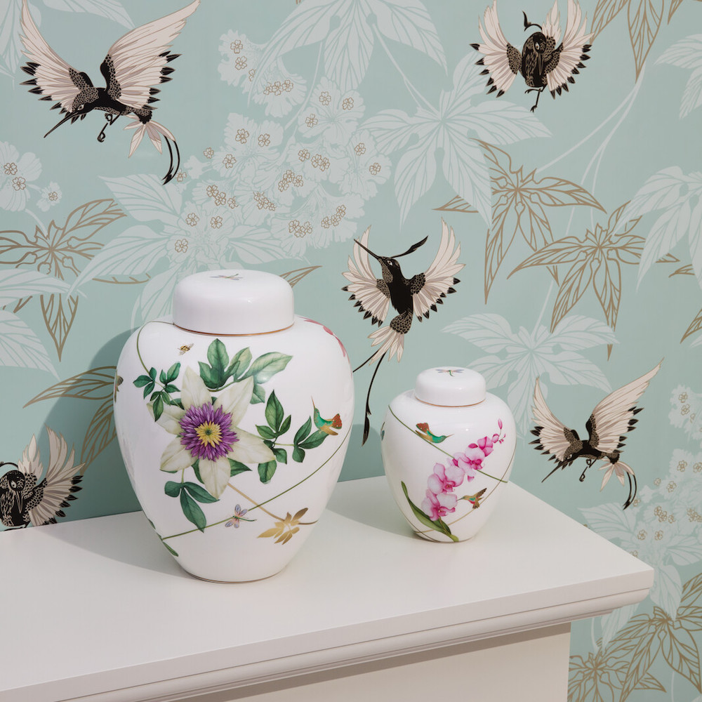 ハミングバード 蓋つき ベース 25cm|WEDGWOOD公式オンラインストア