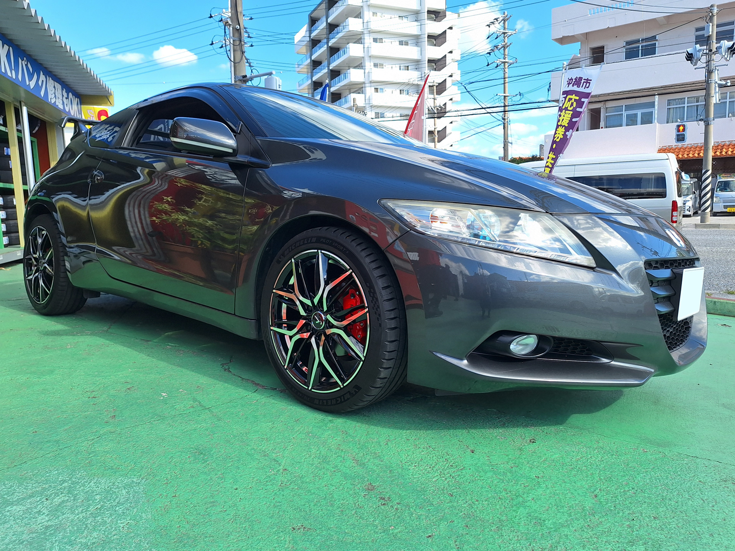 ホンダ CR-Z LEONIS LM 17×7J MICHELIN 215/45R17｜ホイール・タイヤ