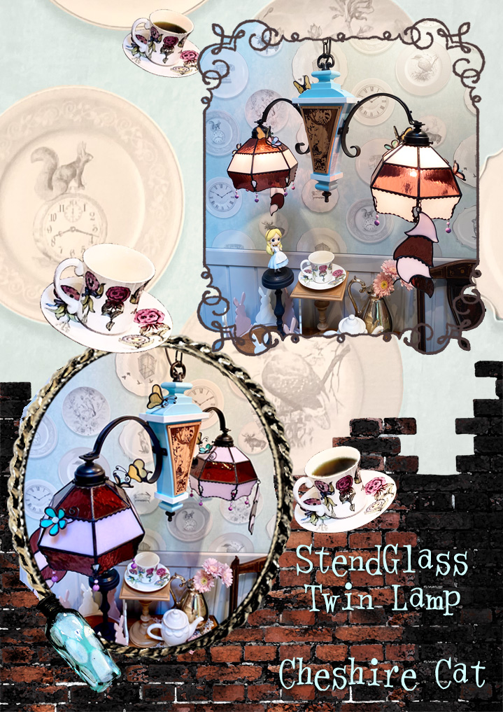 ペンダントライト 【 チェシャ 2Lights Cheshire 】 LED対応 不思議の