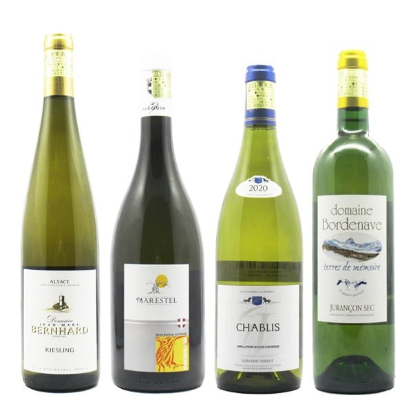 辛口の銘酒シャブリを含むフランス白ワイン4本セット – 恵比寿ワインマート