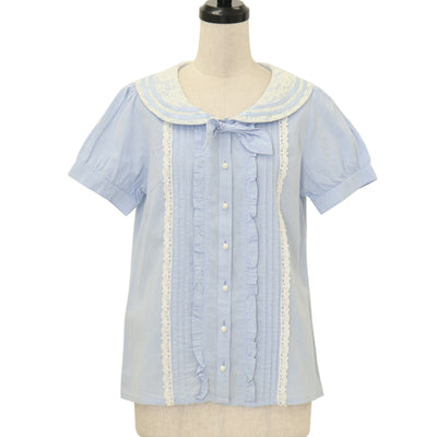 USED】【Mサイズ】レースセーラー襟ブラウス | Ank Rouge Wunderwelt