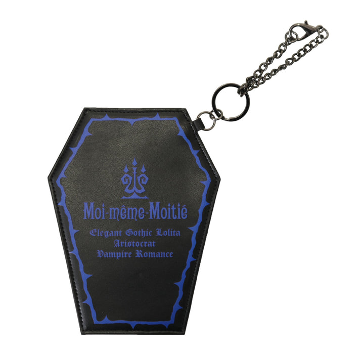 USED】コフィンロゴパスケース(黒×青) | Moi-même-Moitié | ロリータ
