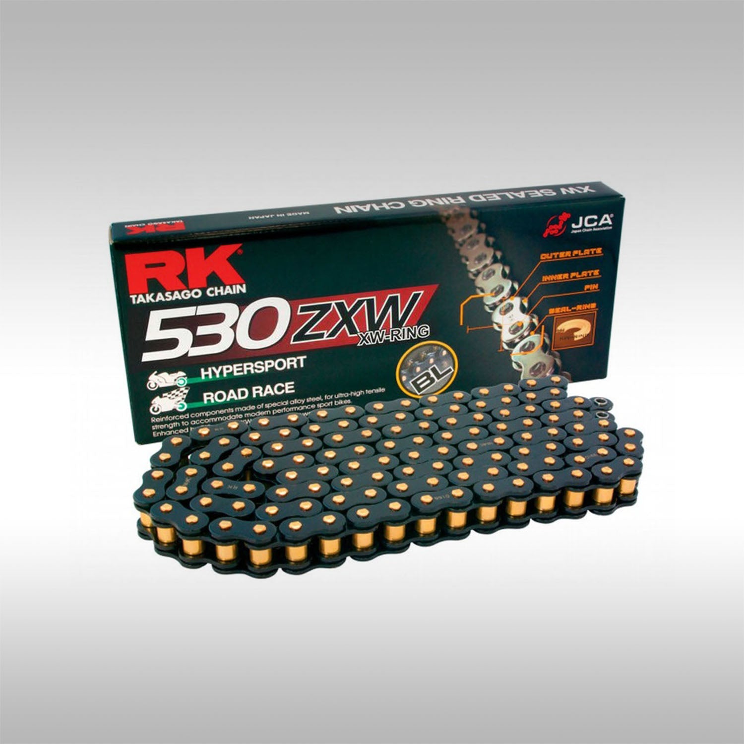 530ZXW XW-Ring Chain - RK Takasago Premium Motorcycle Chain | TMBR