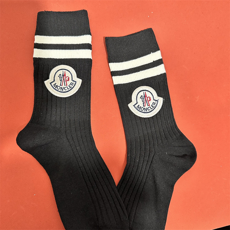 Moncler モンクレール ハイブランド ソックス 2点セット 綿製ブランド