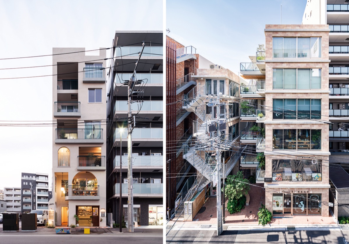 多摩区登戸（株）TOASt 建築コンクールで優秀賞 まちのにぎわい