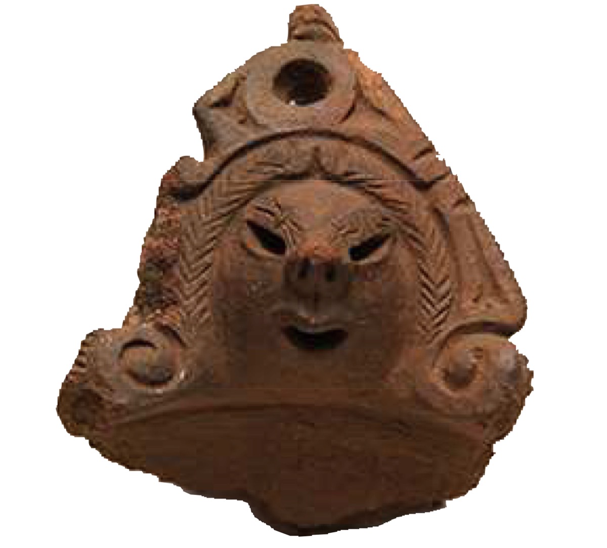 今月はこの逸品！考古市宝展 【2】顔面把手（縄文土器）（期間 9/1〜9