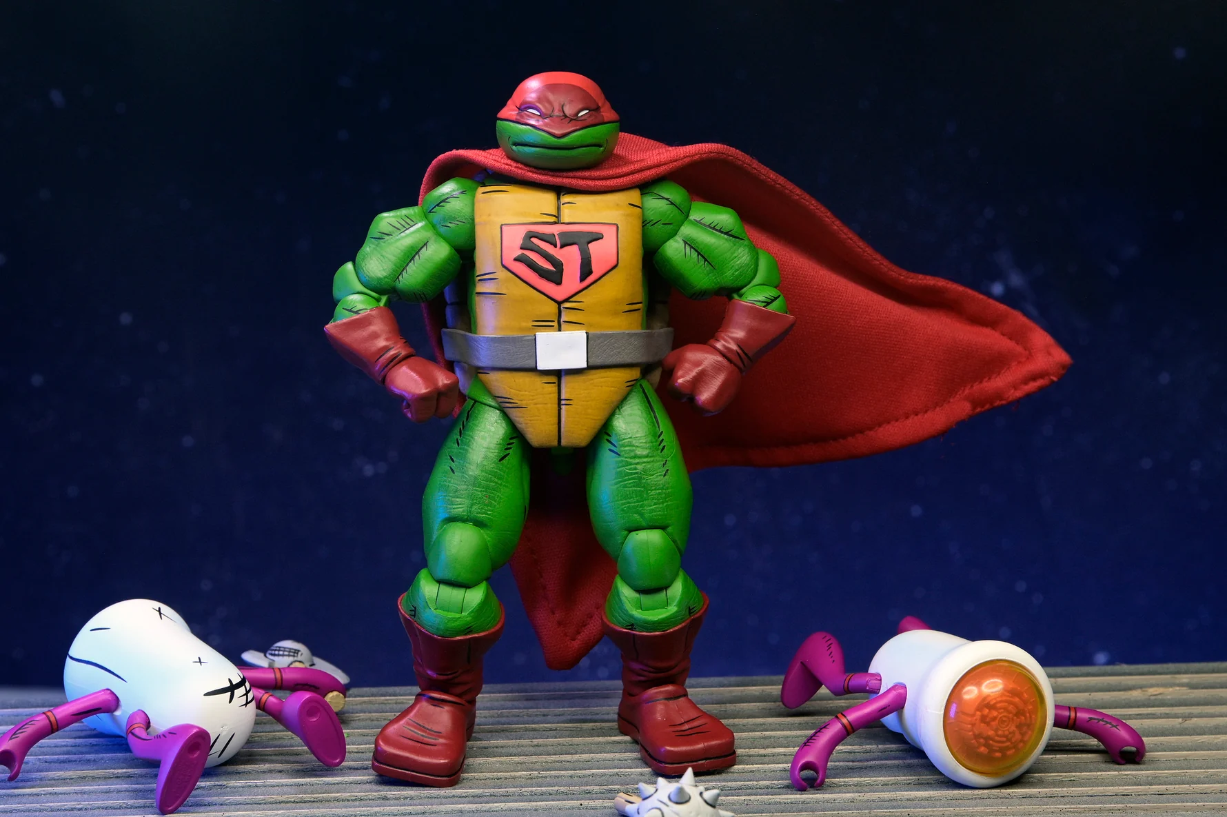NECA TMNT Round-Up - Super Turtle, April Turtle, and Hunter