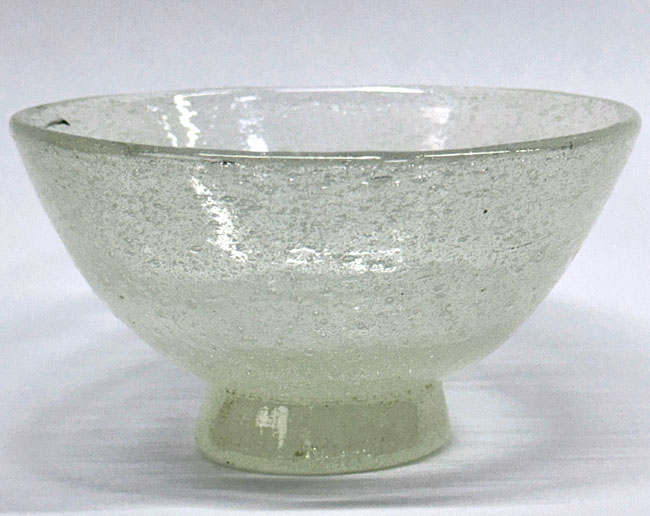 倉敷ガラス 小谷眞三 小谷真三 茶碗 吹きガラス 気泡 【公式通販】