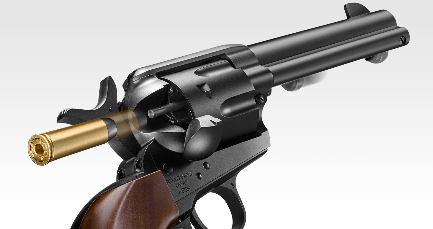 SAA.45 シビリアン 4 3/4インチ ブラック - エアーリボルバー プロ