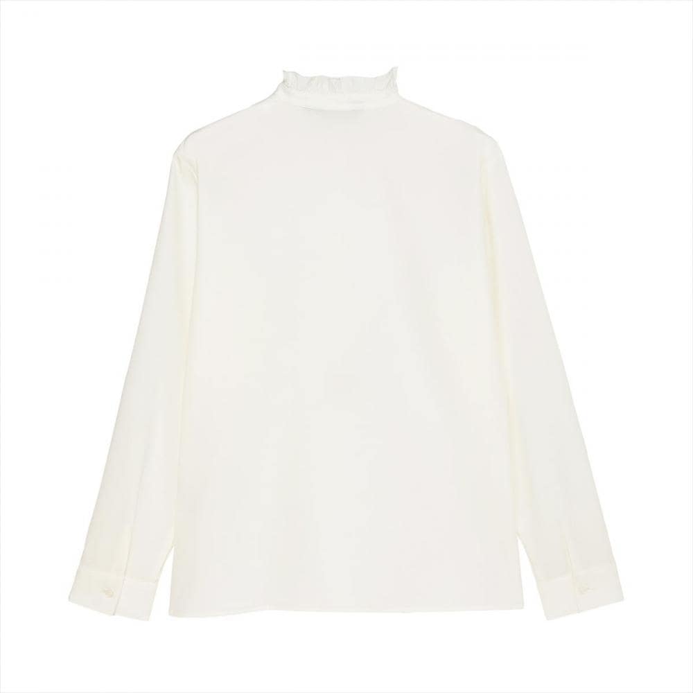 COFREX】 ひねりピンタックブラウス 長袖 レディースデザインシャツ(S