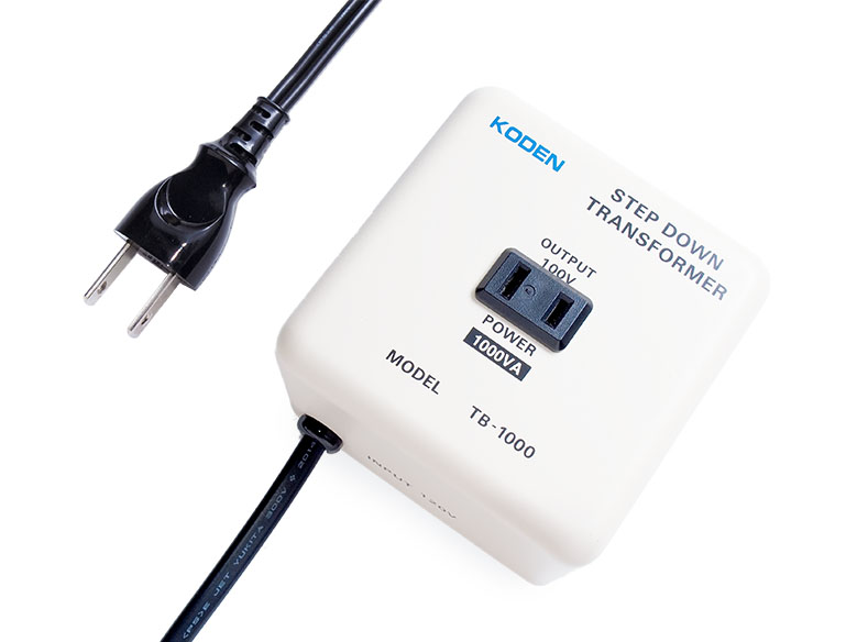 TB-1000 | 海外旅行用変圧器 | トロイダルトランスのKODEN