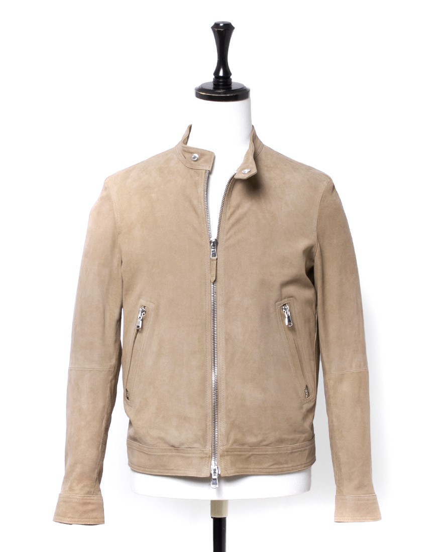 ゴートスエードシングルライダースジャケット【MASSIMO/CAMOSCIO SP05