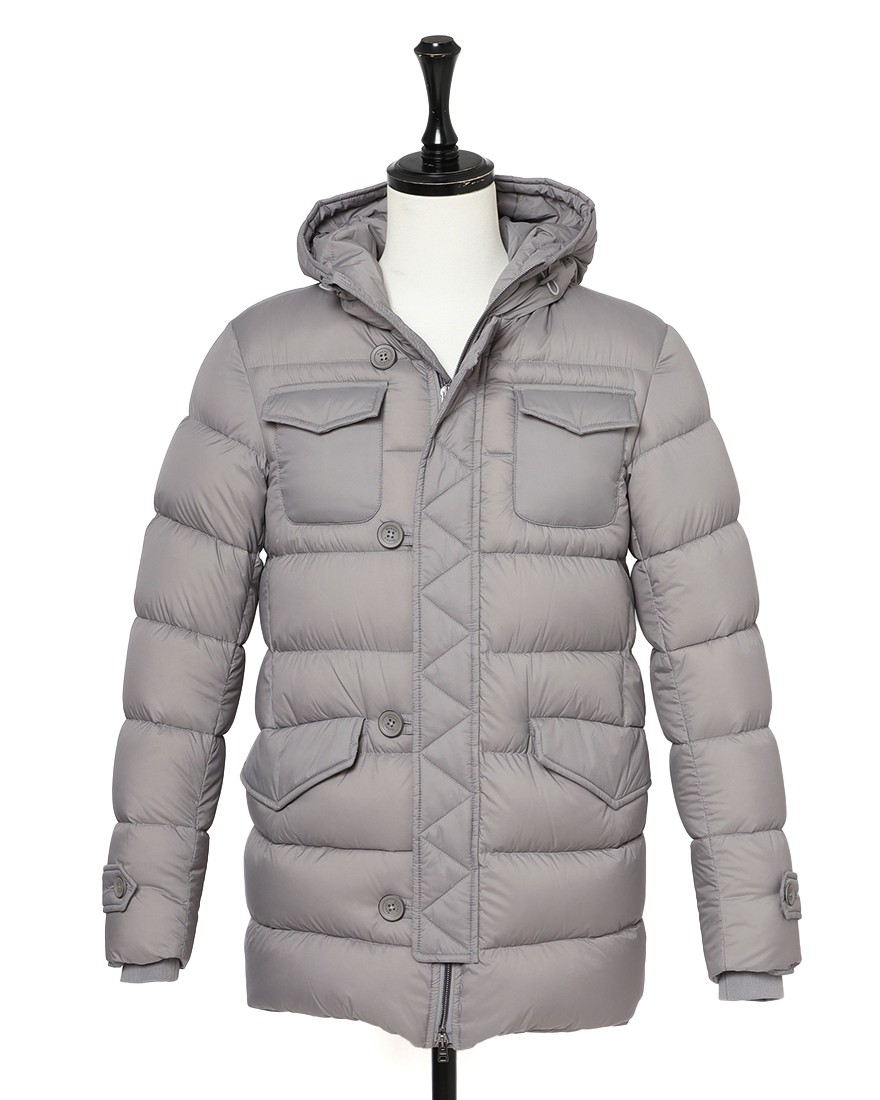 ミリタリーフードダウンジャケット【Herno Legend】｜Herno（ヘルノ