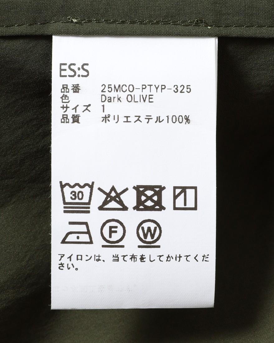超撥水タイプライター モッズコート｜ES:S（エス）｜TOKYOlife