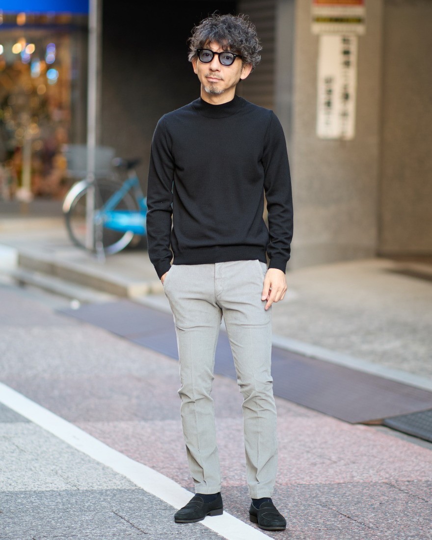 12G モックネック ニット【SLIM FIT】｜ZANONE（ザノーネ）｜TOKYOlife