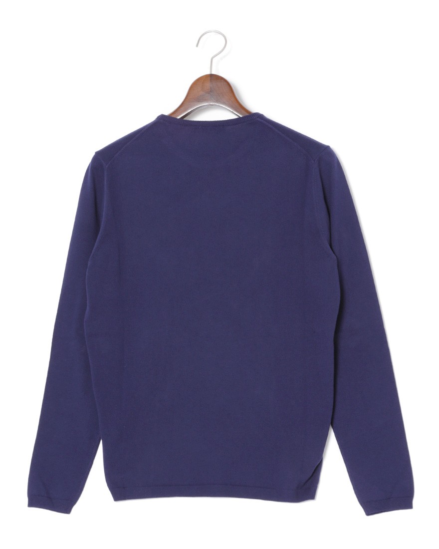 27G コットン 長袖クルーネックニット｜Cruciani（クルチアーニ