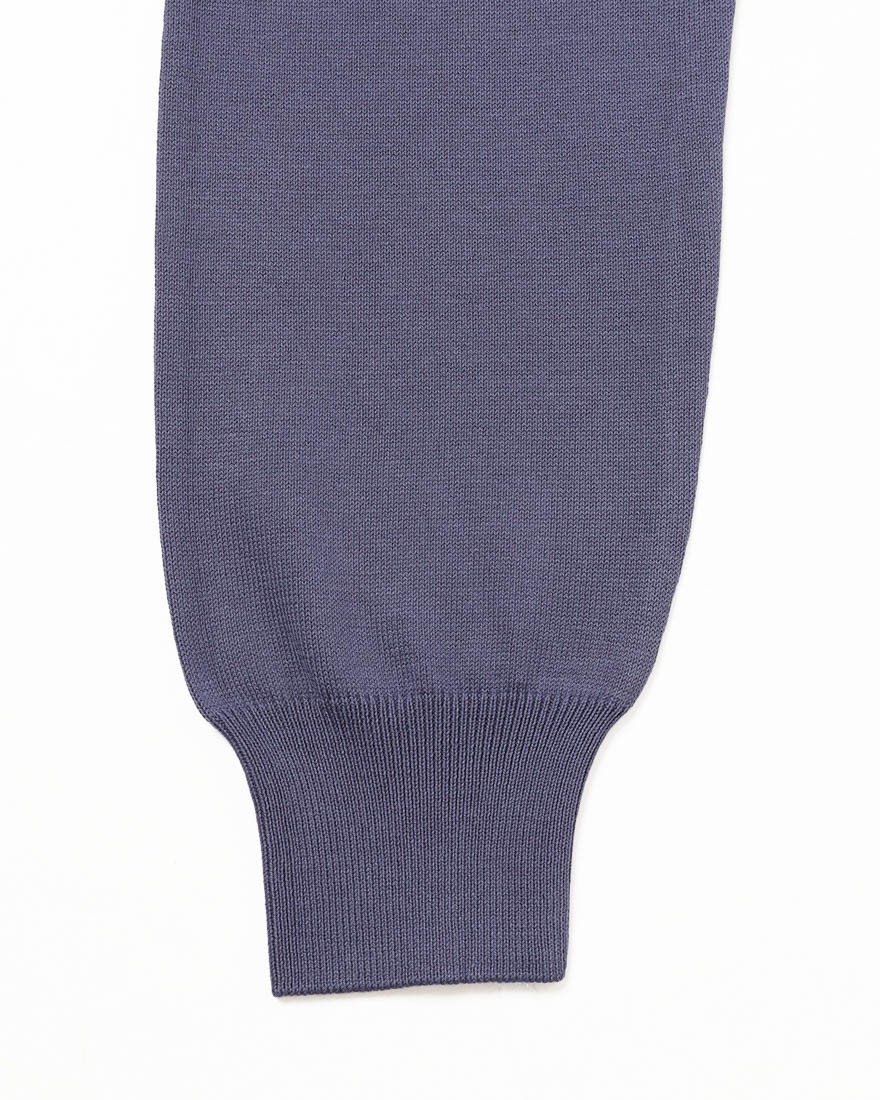 ソフトコットン 12G ロングスリーブ クルーネック ニット｜GRAN SASSO