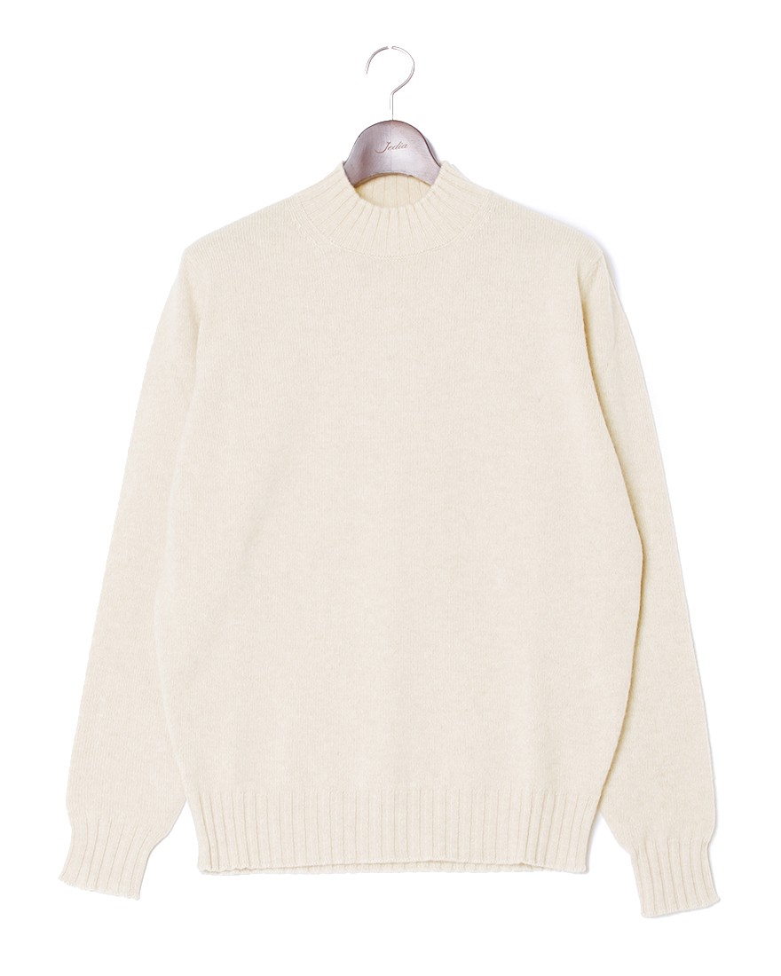 7Gカシミヤ混ウール モックネックニット｜FILIPPO DE LAURENTIIS