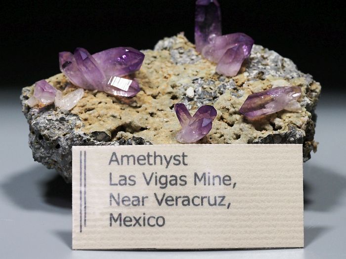 ベラクルスアメジスト 双晶・母岩付き 125.1g 81mm (3)