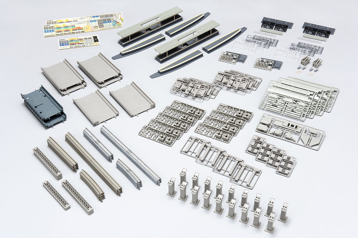 高架複線階層駅セット(レールパターンHB-B) ｜製品情報｜製品検索