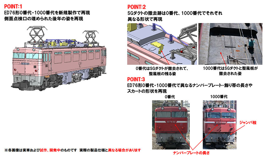JR ED76-1000形電気機関車（後期型・サッシ窓・JR貨物更新車）｜製品