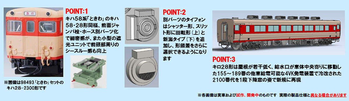 国鉄ディーゼルカー キハ58-400形（冷改車）（M）｜製品情報｜製品検索