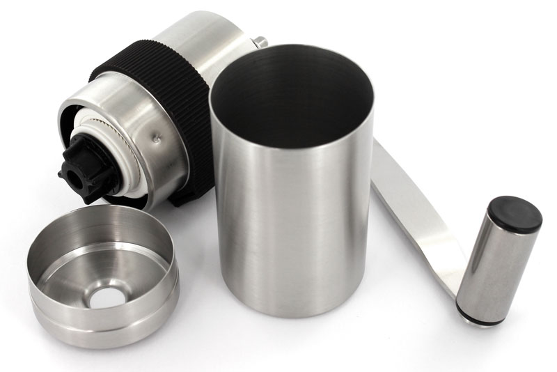 ステンレスコーヒーミル 【グランデ】 MI-036 セラミック刃 日本製 3人