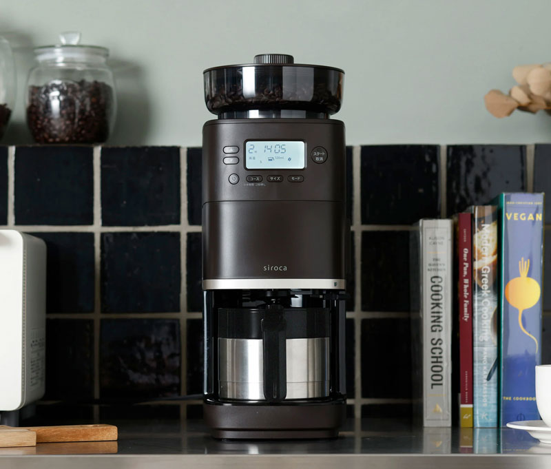 siroca シロカ コーン式全自動コーヒーメーカー カフェばこPRO