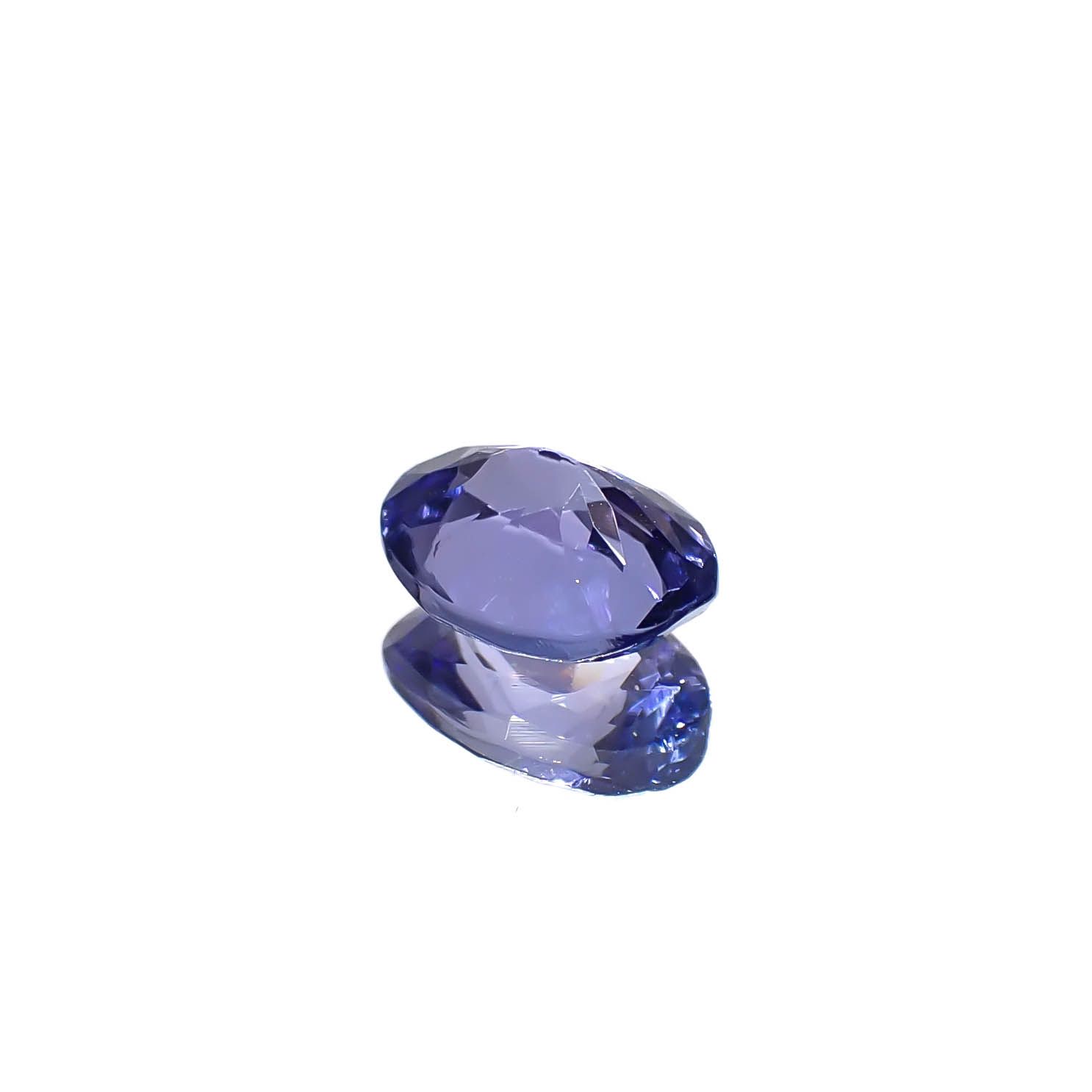 タンザナイト(宝石名タンザナイト)タンザニア産 識別済 0.85ct / 7x5