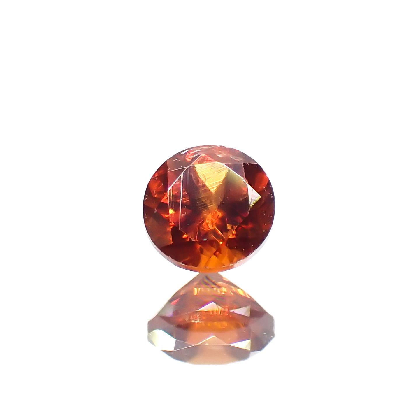 オレンジロードクロサイト 南アフリカ産 0.13ct[230321028]2.9x2.9mm