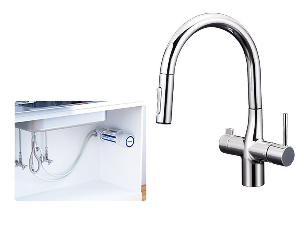 KVKアンダーシンクタイプ浄水器 KVK ビルトイン浄水器本体 美品 KVK