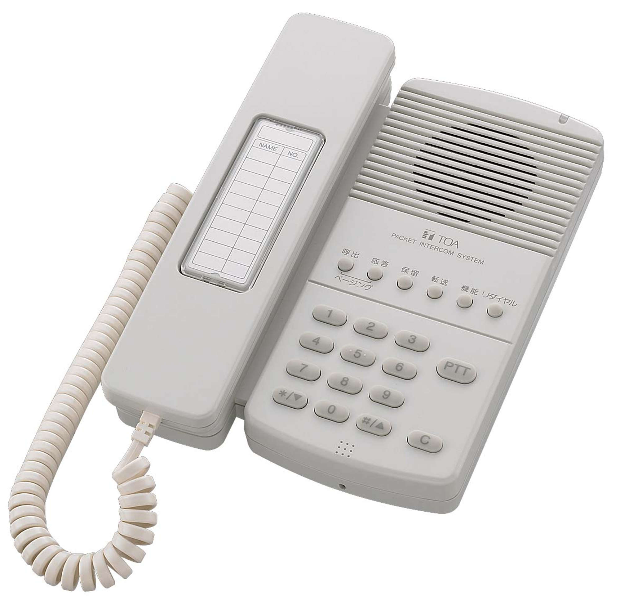 交換機TOA N-8000EX IPインカム 多機能端末 (N-8000MS) | TOA株式会社