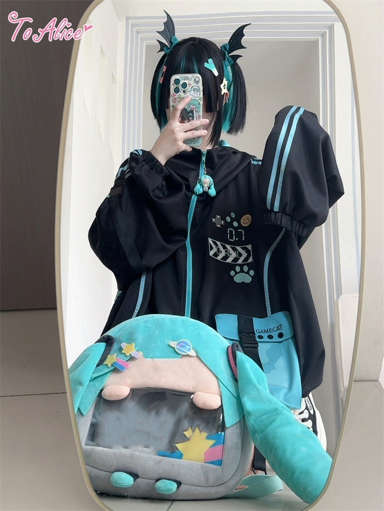 ToAlice】C8571ゲームキャットパーカー - To Alice