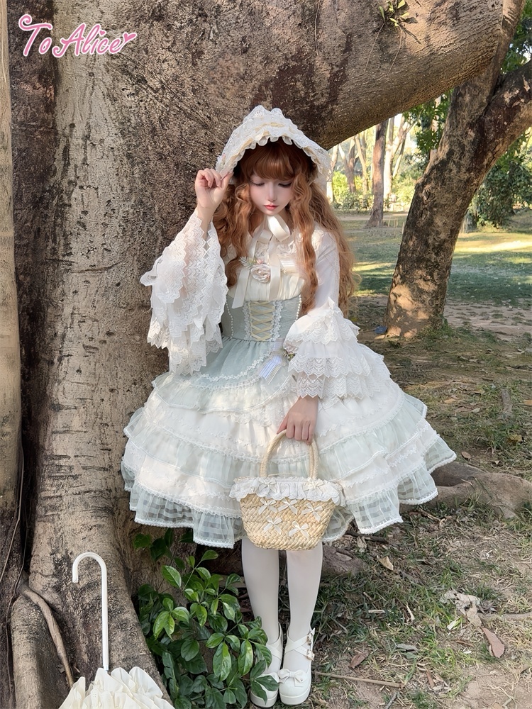 ToAlice】L1647フリルたっぷりドール姫袖ブラウス - To Alice